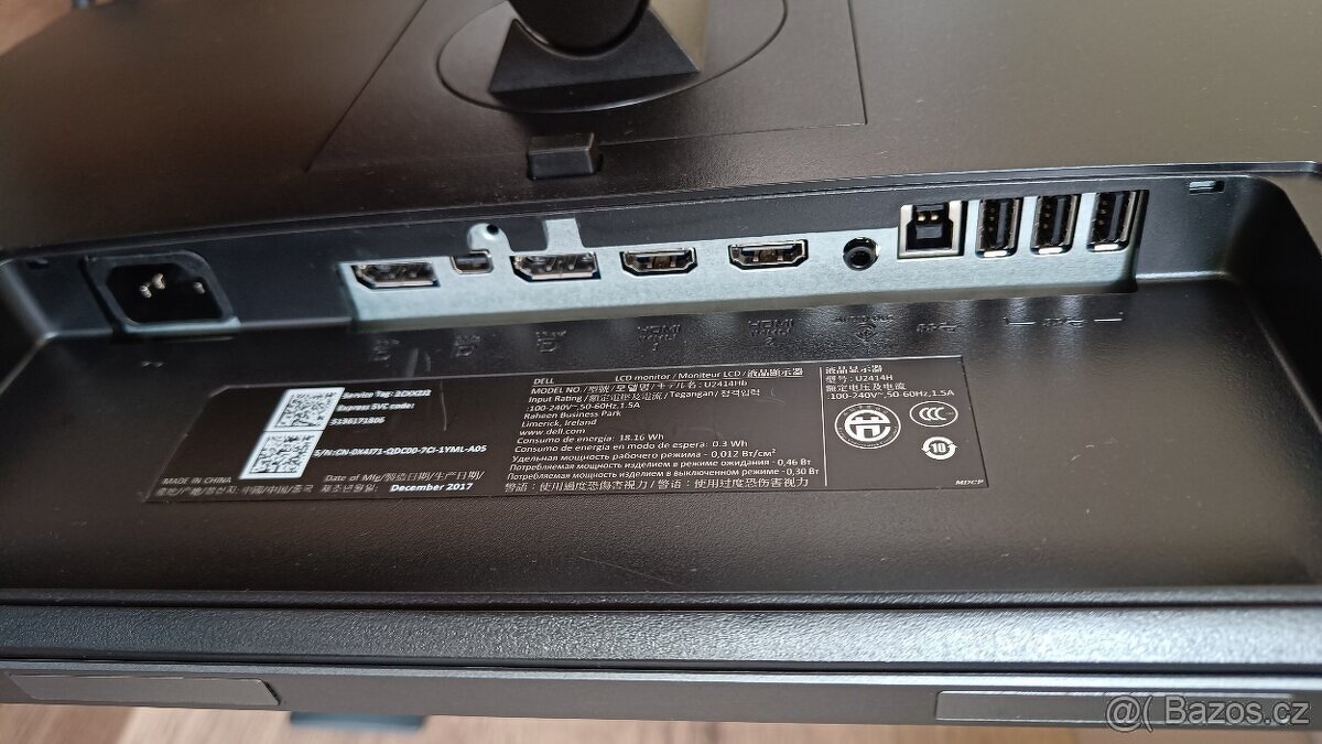 LCD monitor - 24" Dell U2414H Ultrasharp - 3