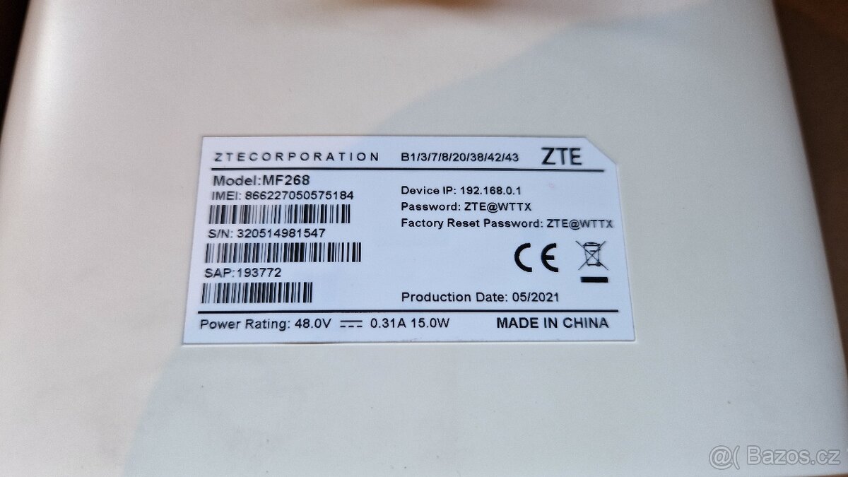4G+/LTE outdoor modem ZTE MF268 - 3