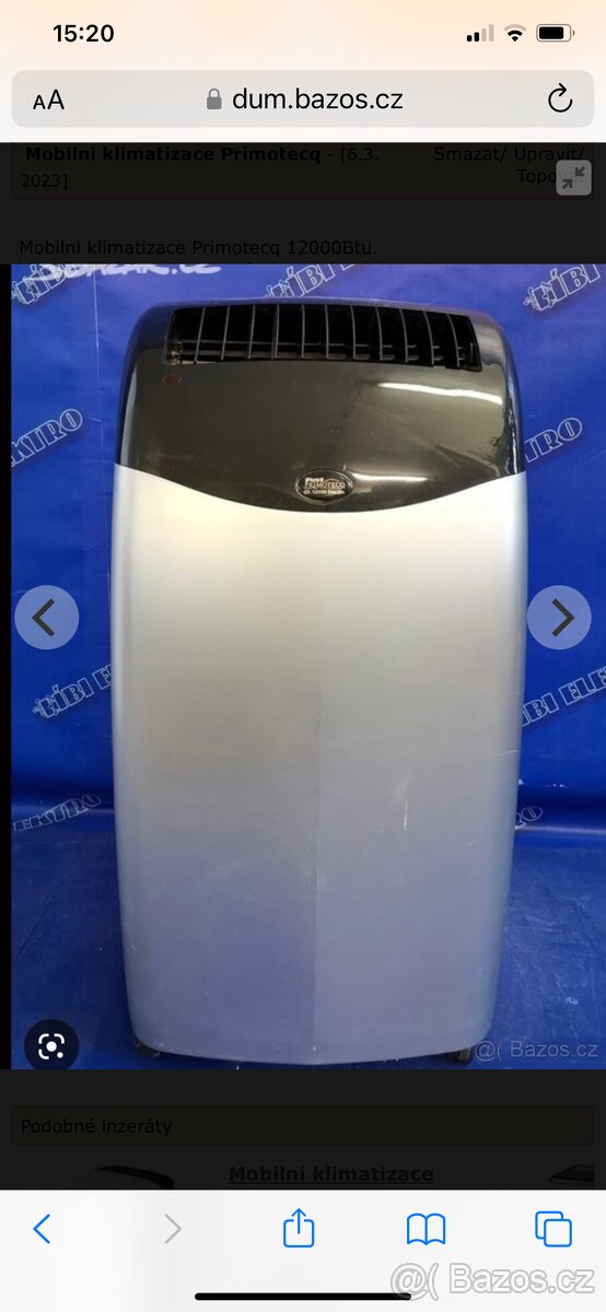 Mobilni klimatizace Primotecq - 3