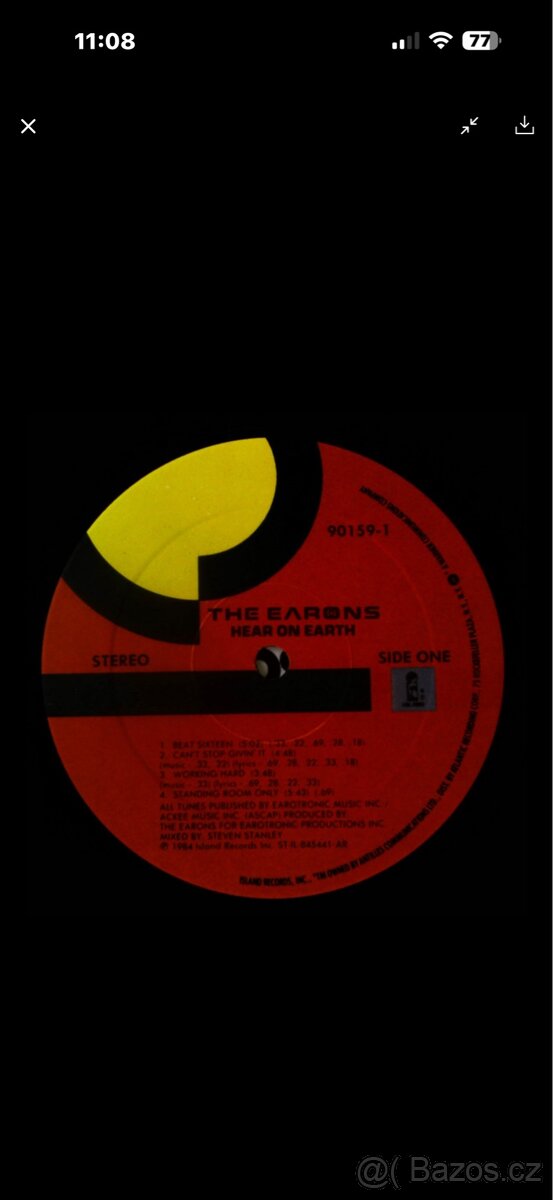 LP - The Earons - Hear On Earth - 3