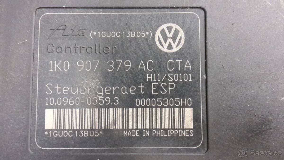 VW / ŠKODA - ABS jednotka 1K0 907 379 AC - 3