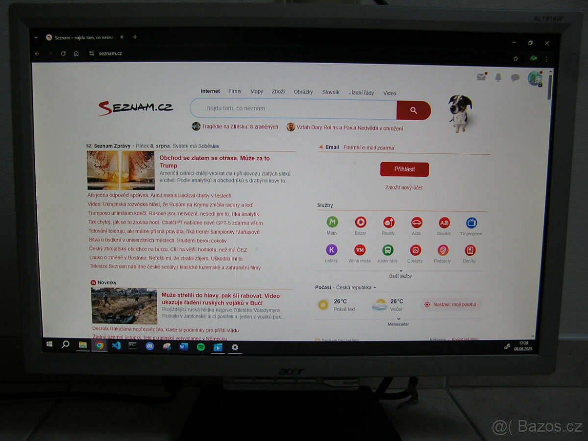 LCD monitor Acer AL1916W - 3