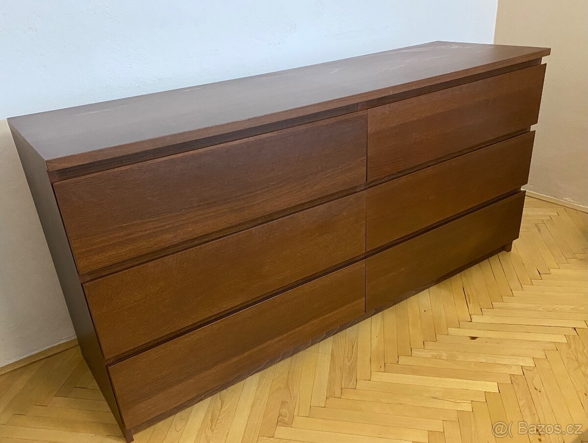 Komoda IKEA- Malm, s 6-ti zásuvkami - 3