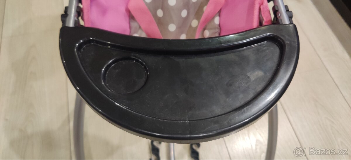 Houpačka pro panenky s jídelní židličkou 2v1 - 3