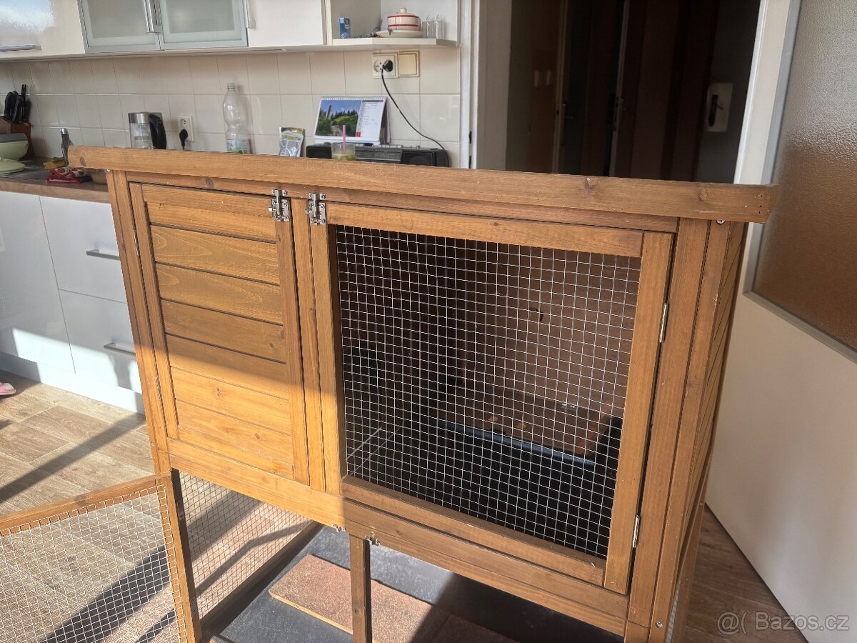 Vnitřní dřevěná klec pro hlodavce - 3