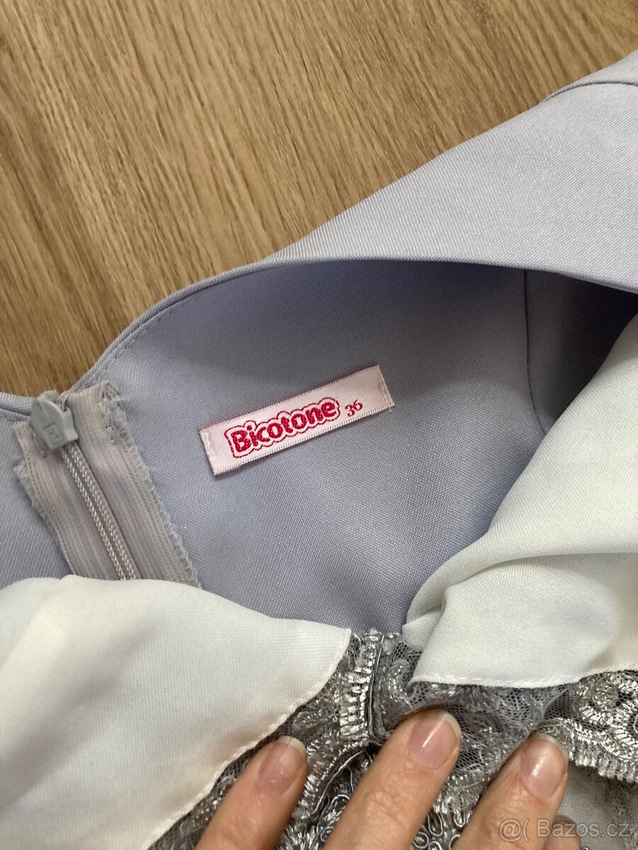 Luxusní plesové šaty, vel.S- levné - 3