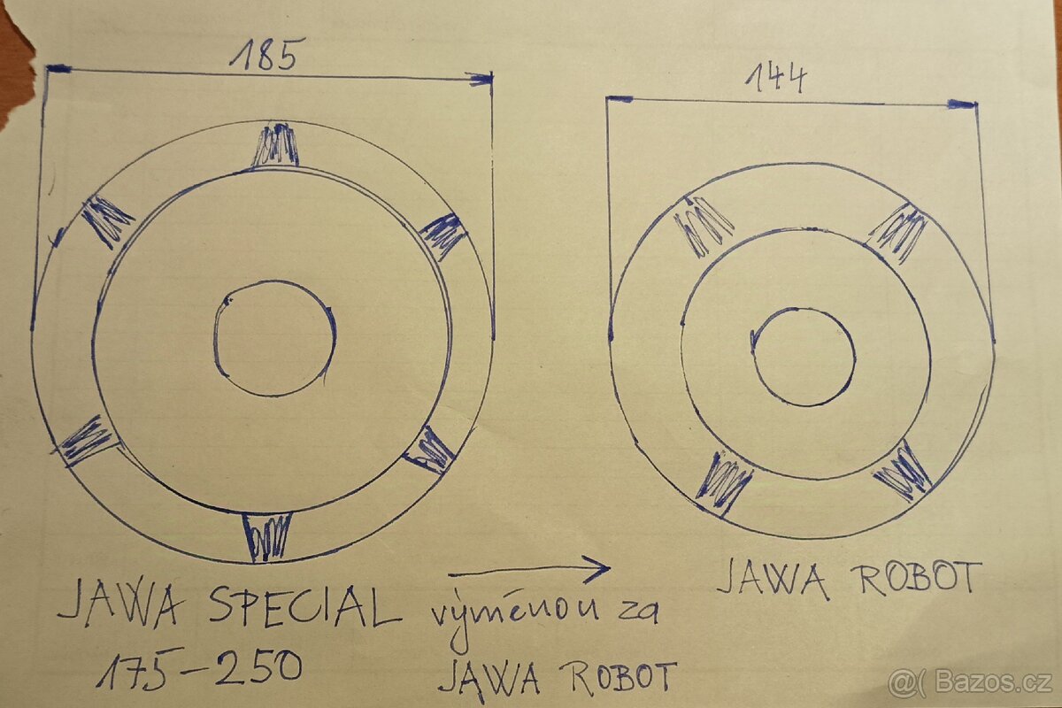 Rotor Jawa Speciál 175-250 - 3