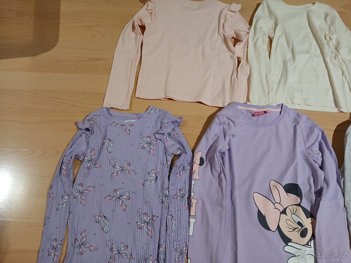 Trička dlouhý rukáv vel. 134/140 - 3
