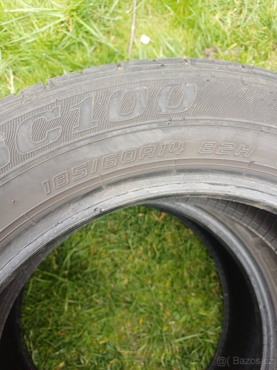 Prodám dvě letní pneu 185/60R14 Sumitomo - 3