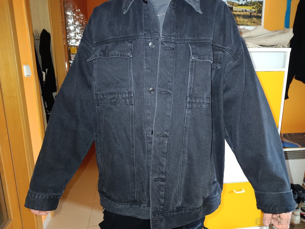 Černá džínová bunda - 3