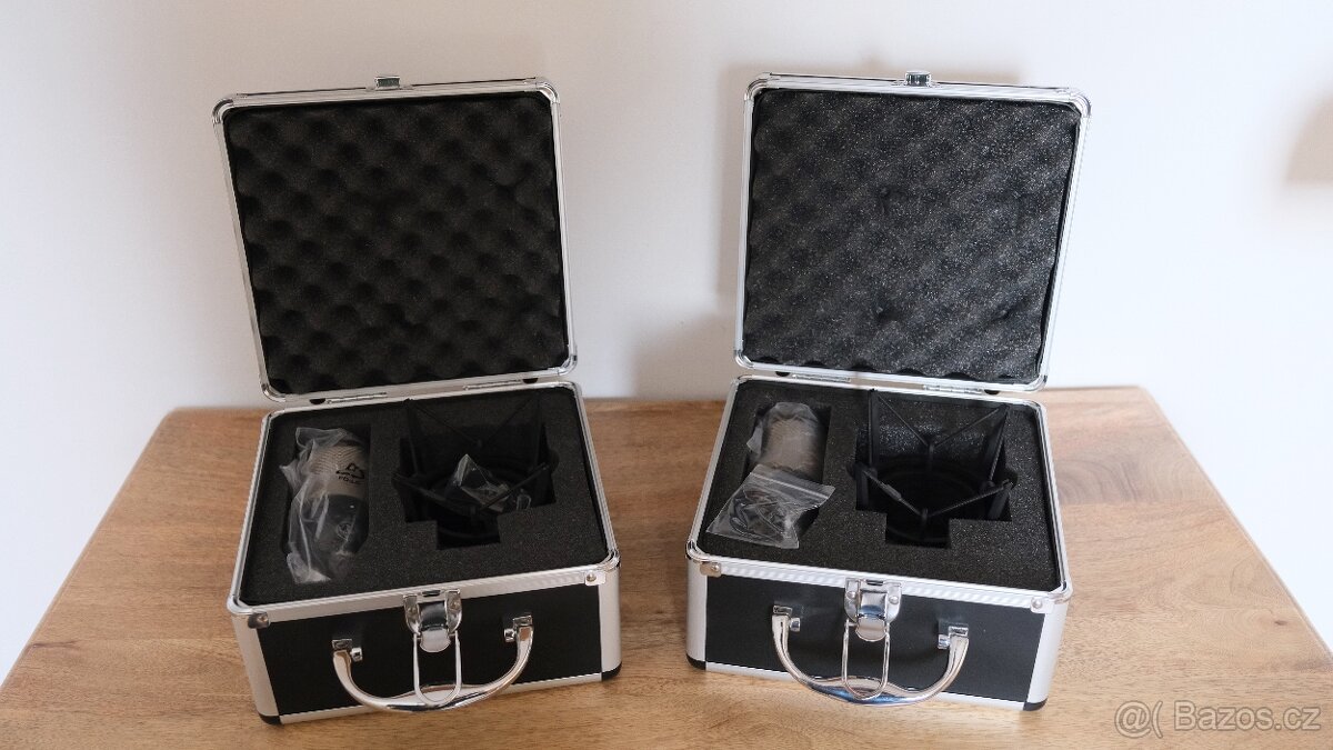 Velkomembránové kondenzátorové mikrofony AKG P420. - 3