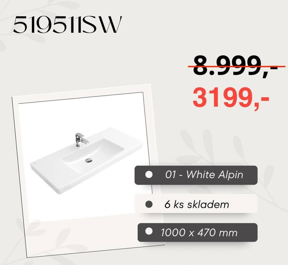 Villeroy & Boch výprodej — luxusní sanitární keramika - 3