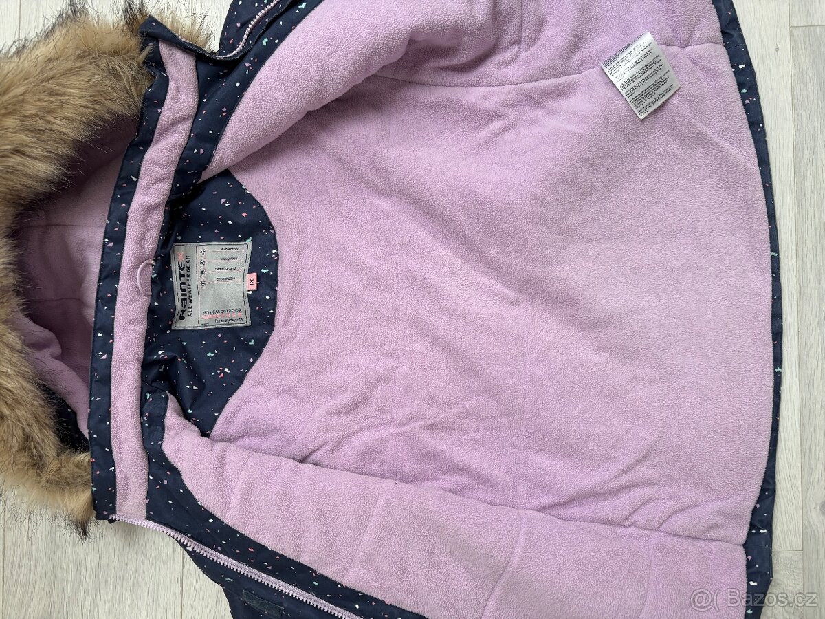 Zimní / lyžařská bunda, dívčí, vel. 128 - 3