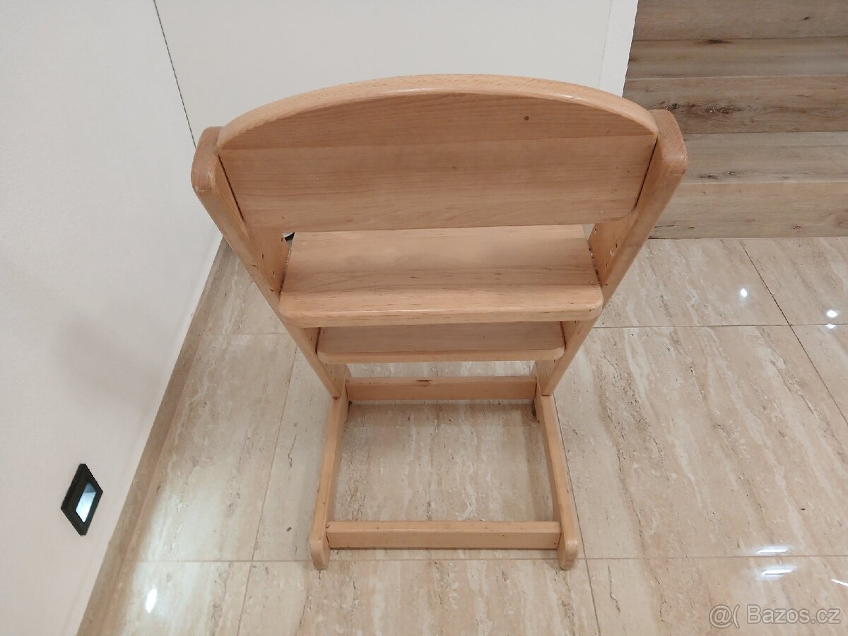 Dětská rostoucí židle z masivního dubu - 3