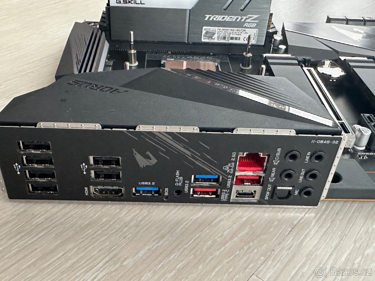 Zaklad PC 5800x3D+B550 aorus pro v2+32gb ram - 3