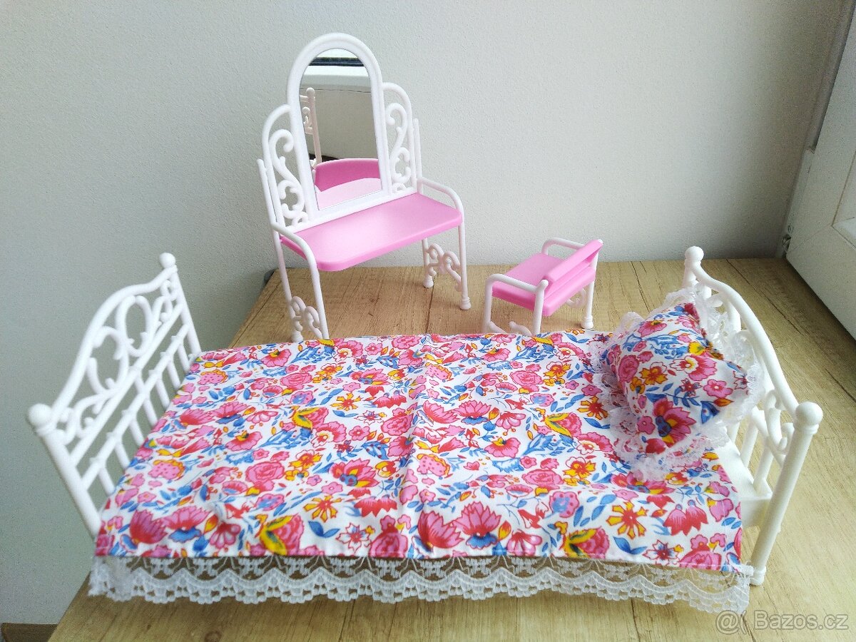 1990 Ložnice pro panenky Barbie - retro, vintage - 3