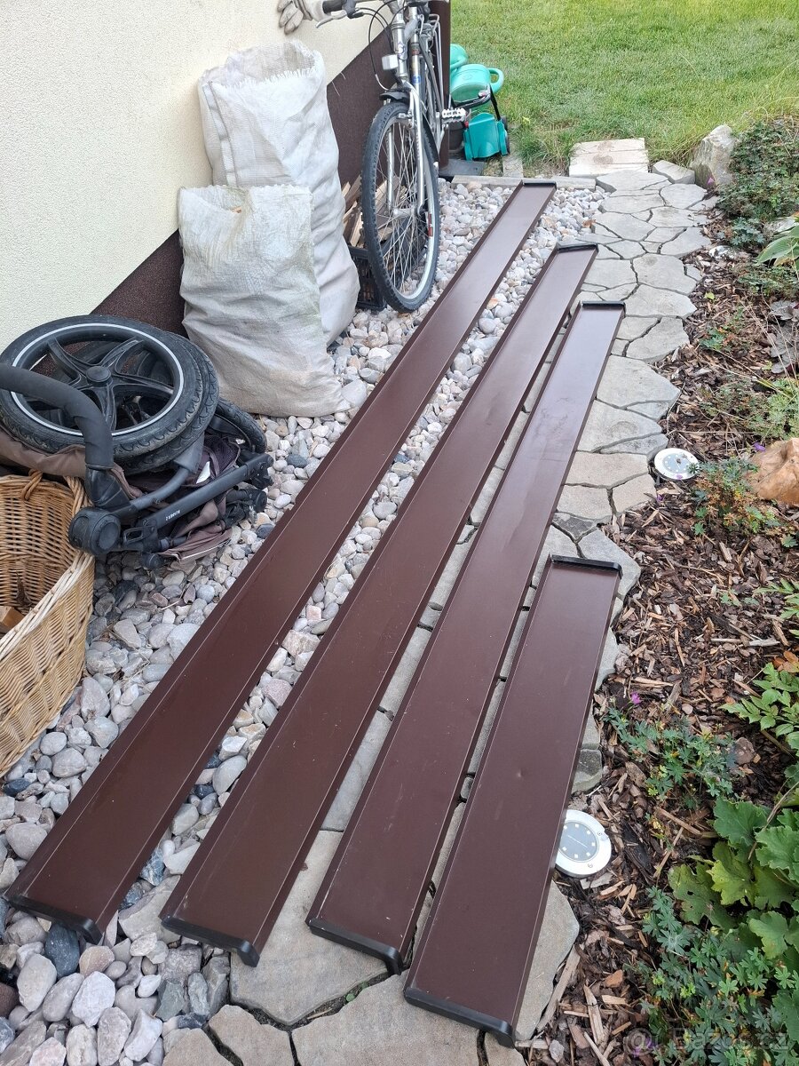 VENKOVNÍ PARAPETY - POZINK RAL8017 - 3