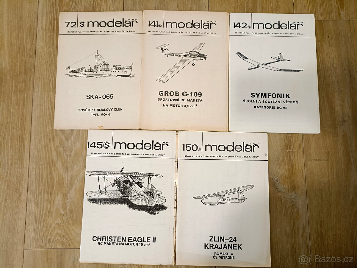 Plány modelář letecký motor enya os pet vrtule kužel letadlo - 3