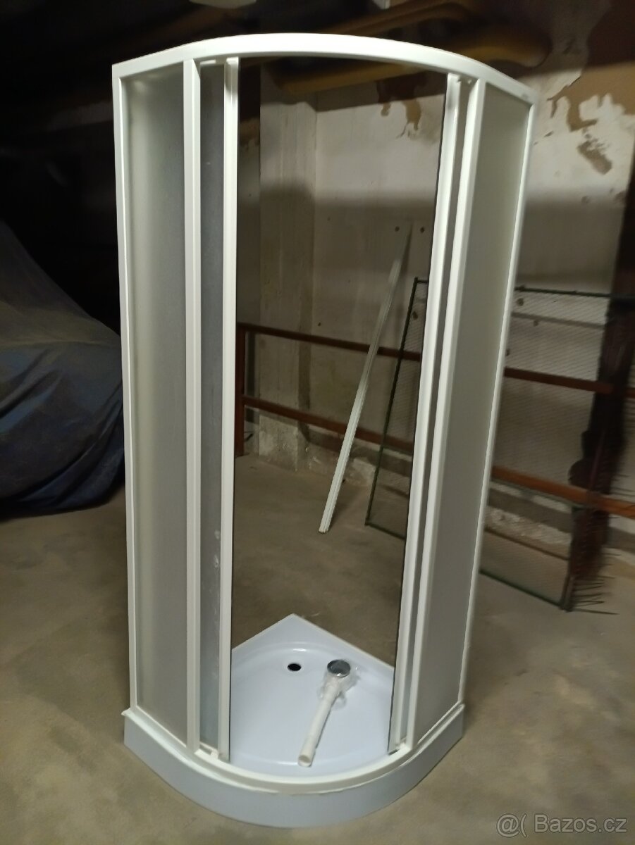 Sprchový kout 80x80 cm zánovní. - 3