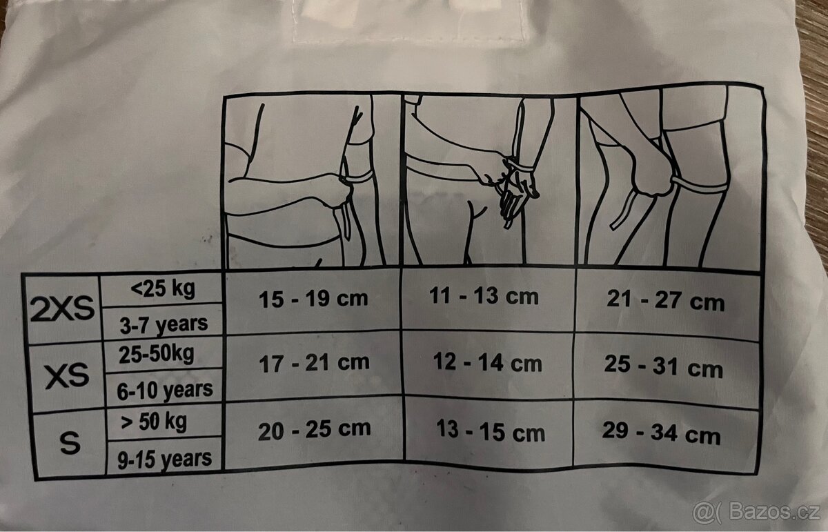 Sada chrániču cca 6-10let - 3