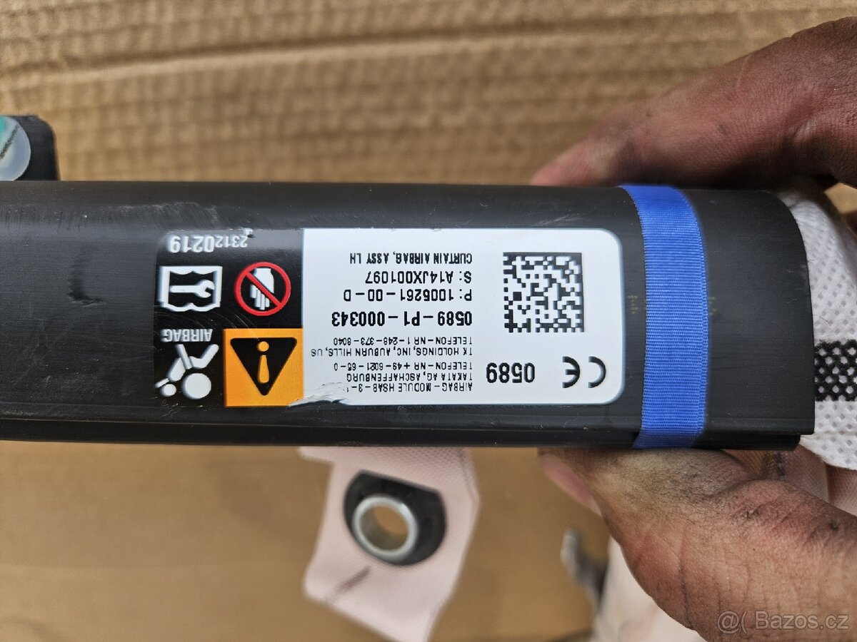 Tesla model S do 2016 hlavový airbag levý - 3