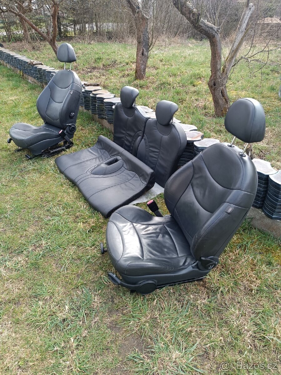Celokožené sedačky sada Mini cooper S R53 a R50 - 3