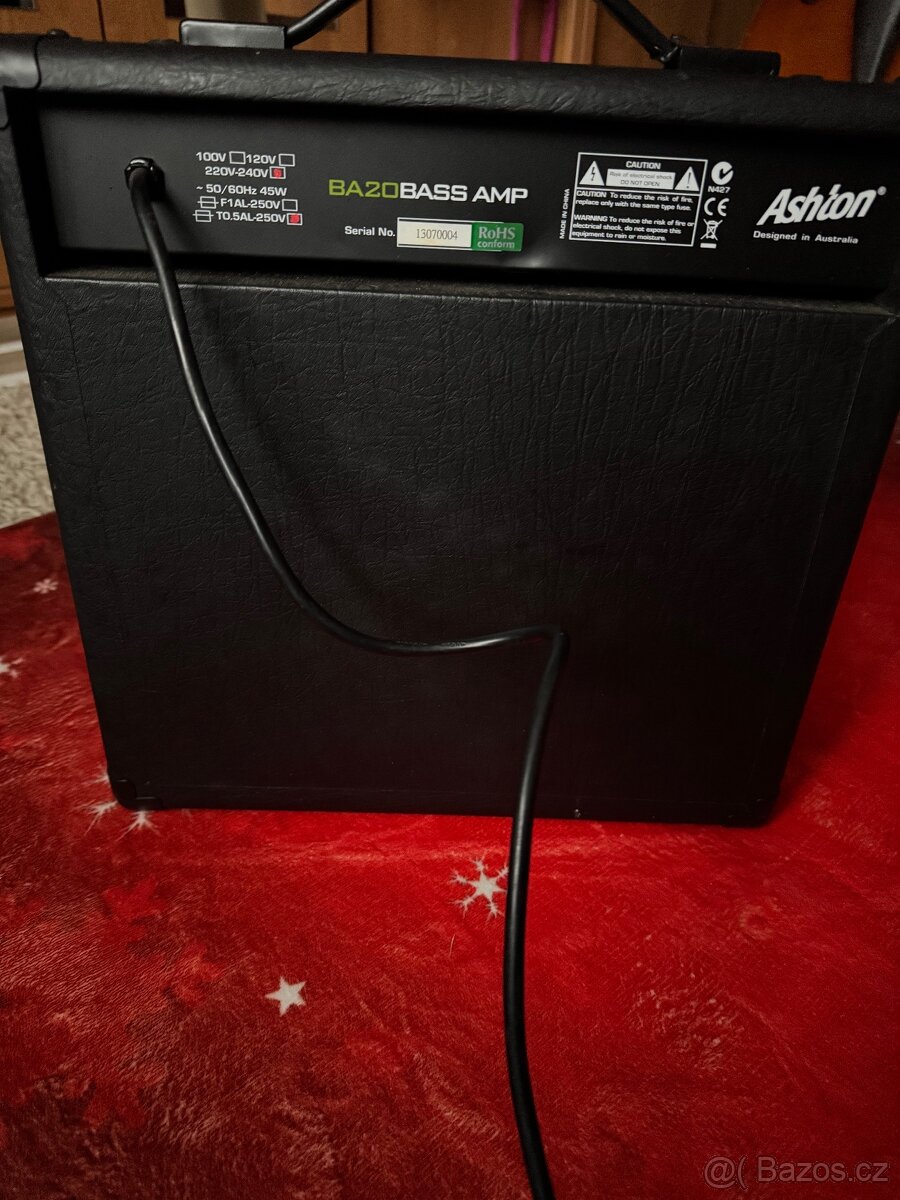 Baskytarové kombo ba20 bass amp ashton - 3