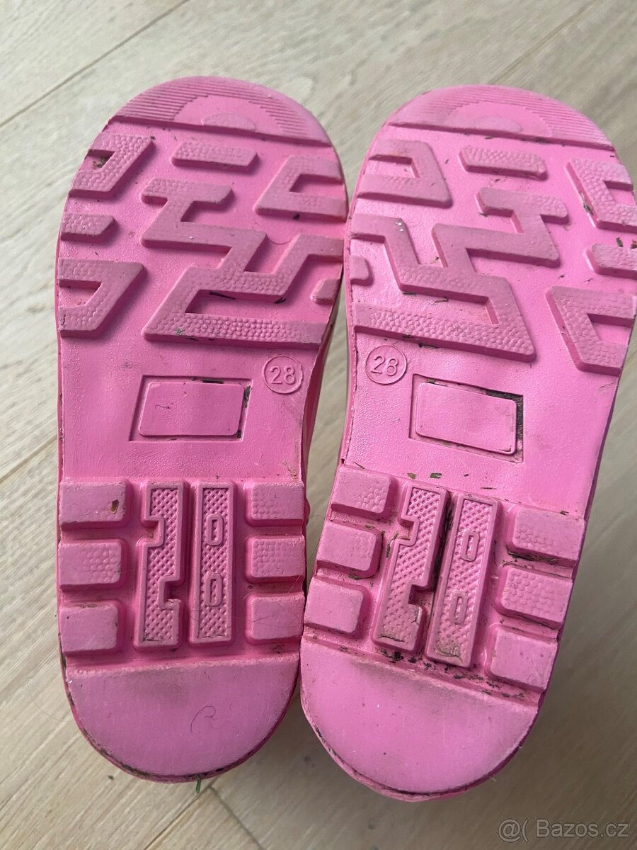 Dětské gumáky/ holiny vel. 28 - 3
