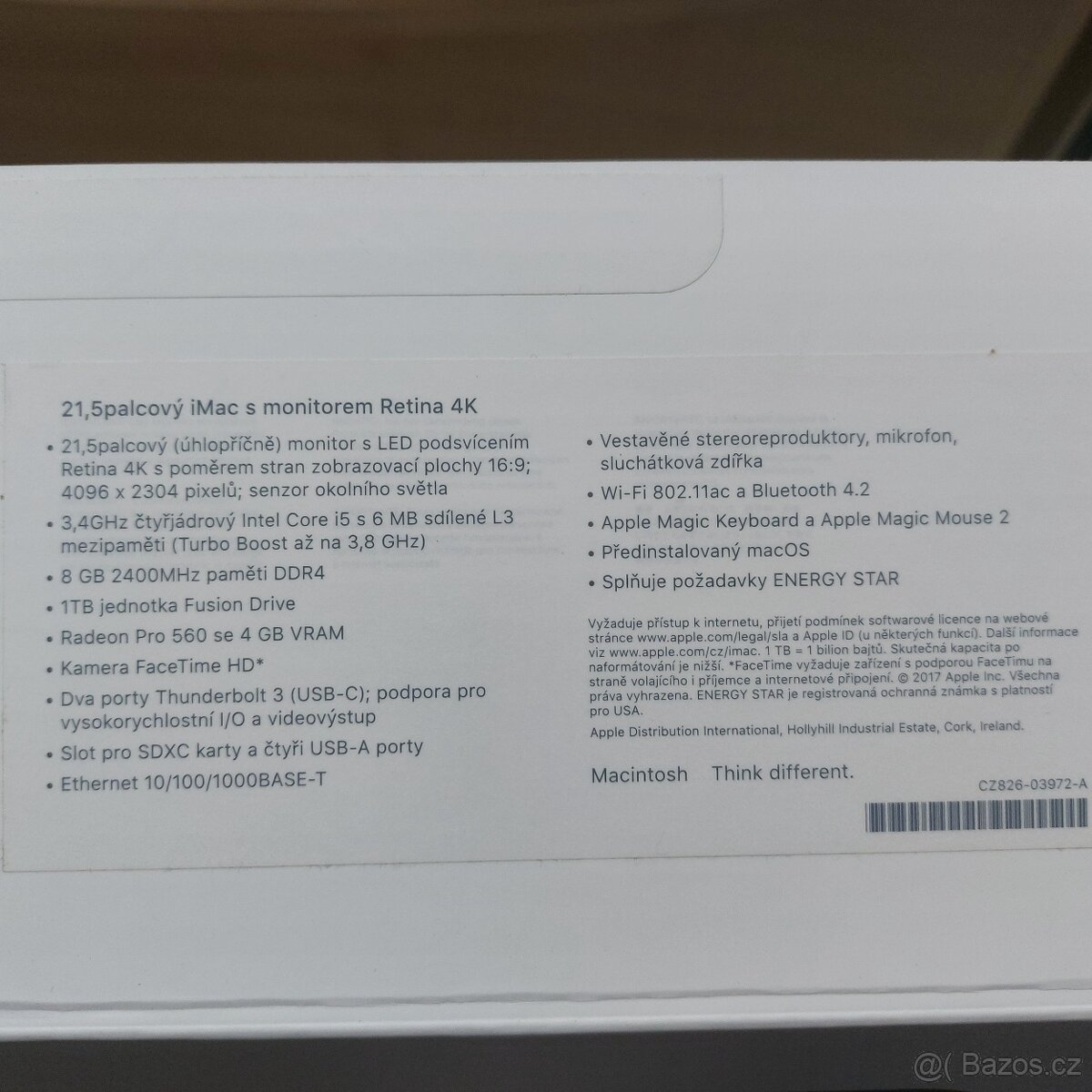 Apple iMAC 2017+Magic Keyboard+Magic Mouse,DOKLAD - 3