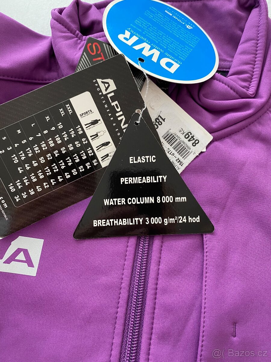 Nová dámská softshellová bunda AlpinePro vel M - 3