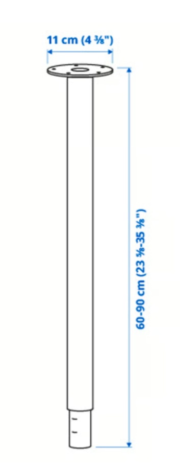 Mastavitelná noha Ikea - 3