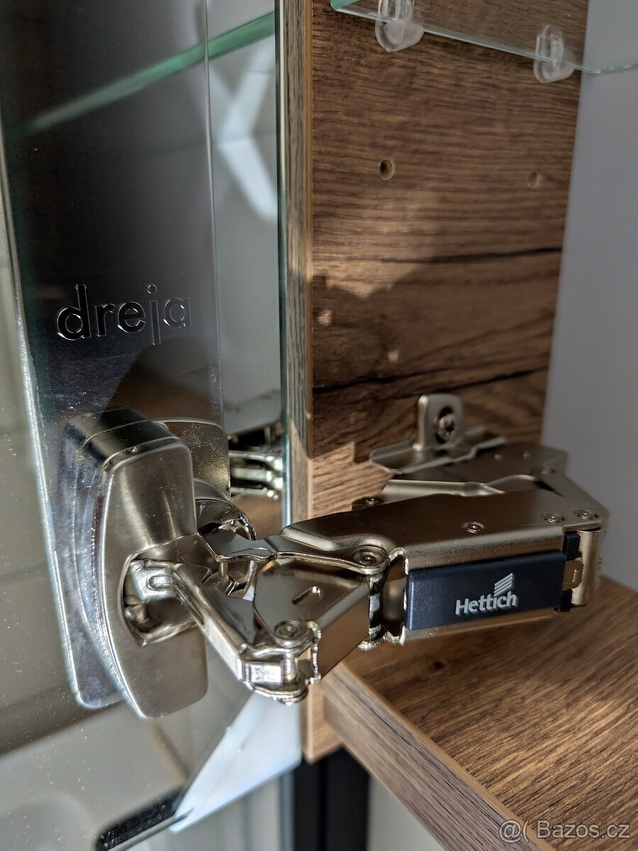 Koupelnová skříňka 80 cm dřevojas. - 3