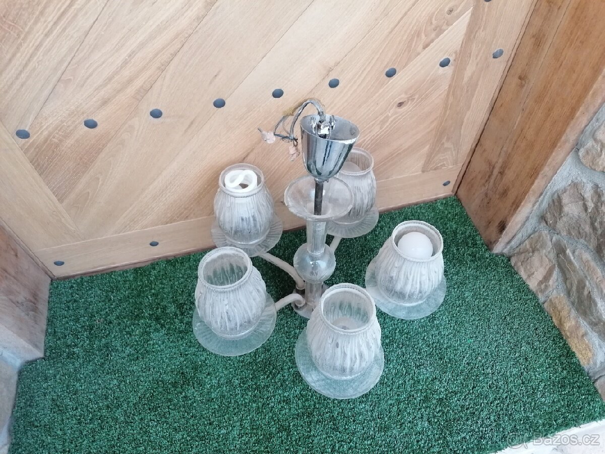 Prodám starožitný lustr - 3