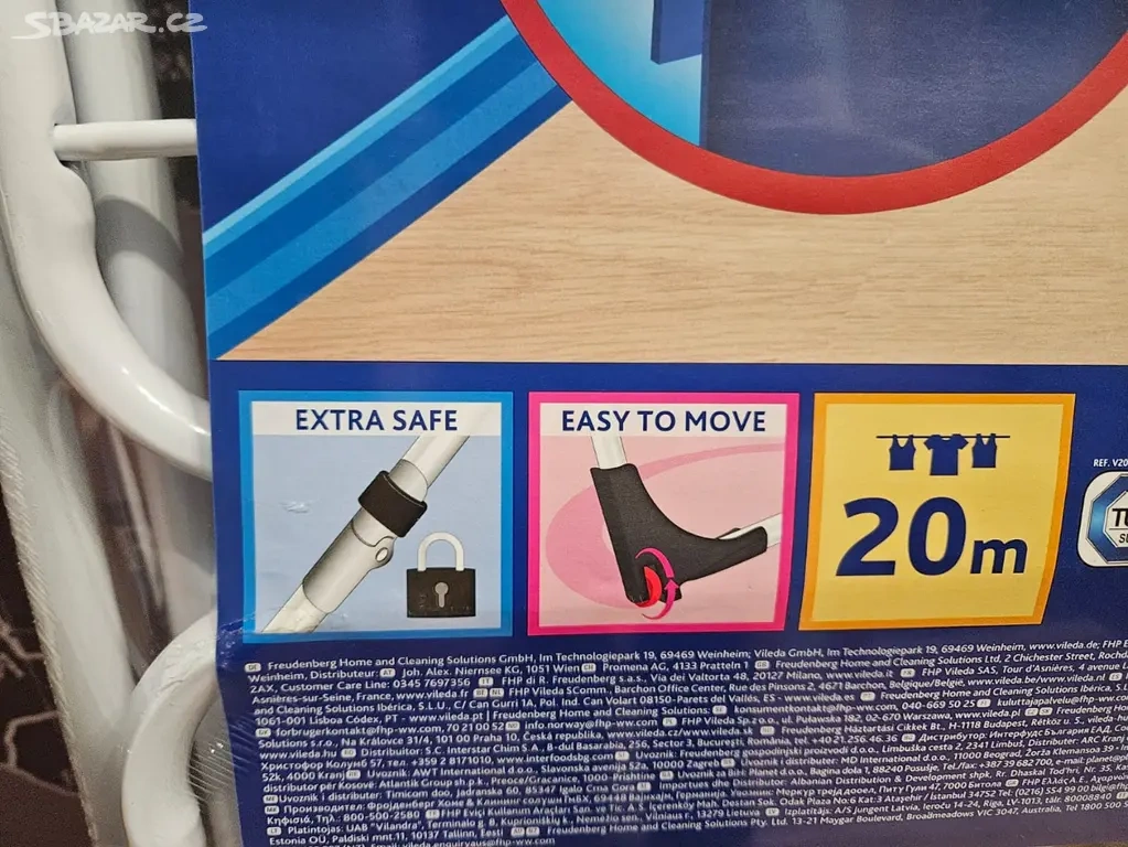 Nový sušák na prádlo VILEDA Extra 20 m - 3