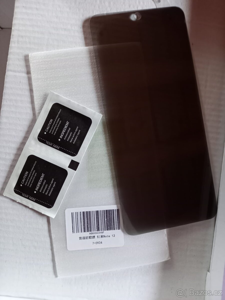 ochranné sklo privacy Iphone 13 14 Xiaomi Redmi note 12 - 3