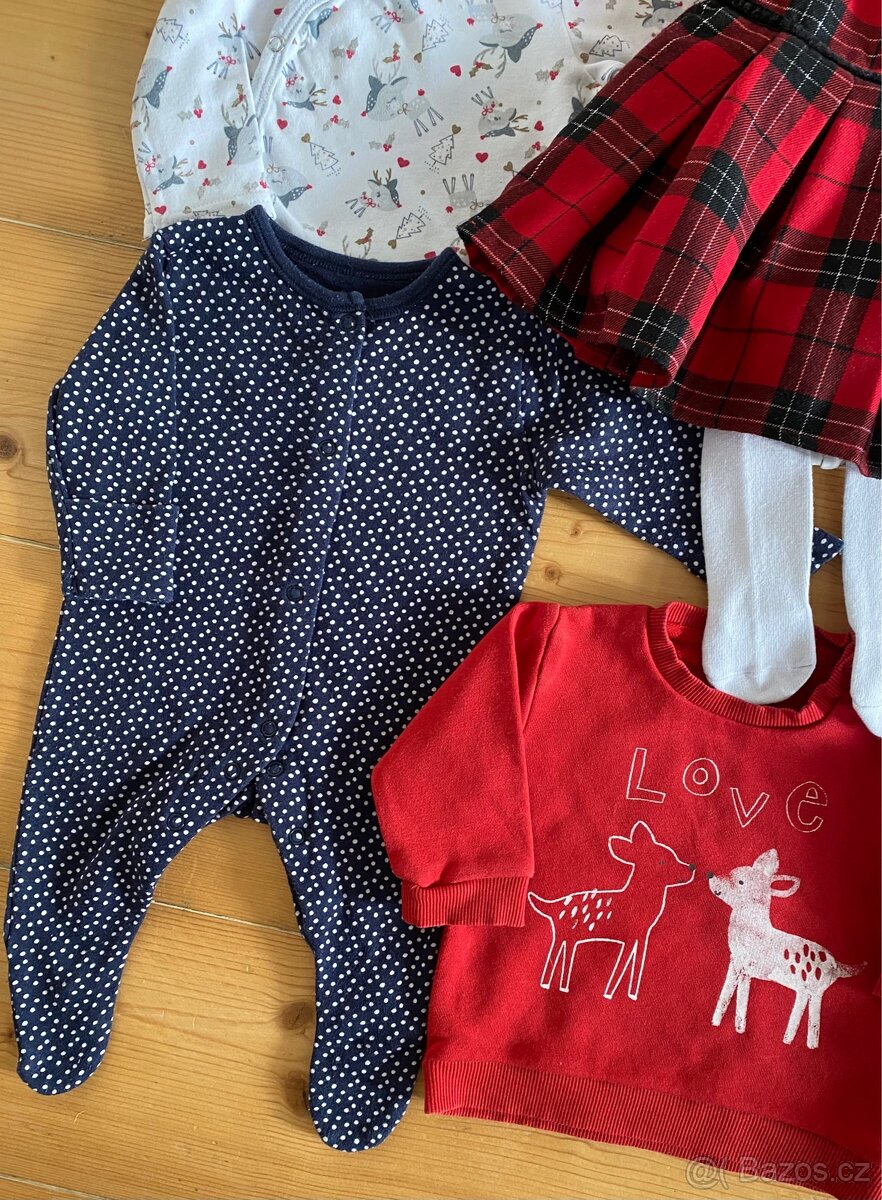 Vánoční set oblečení pro holčičku vel. 62 - 3