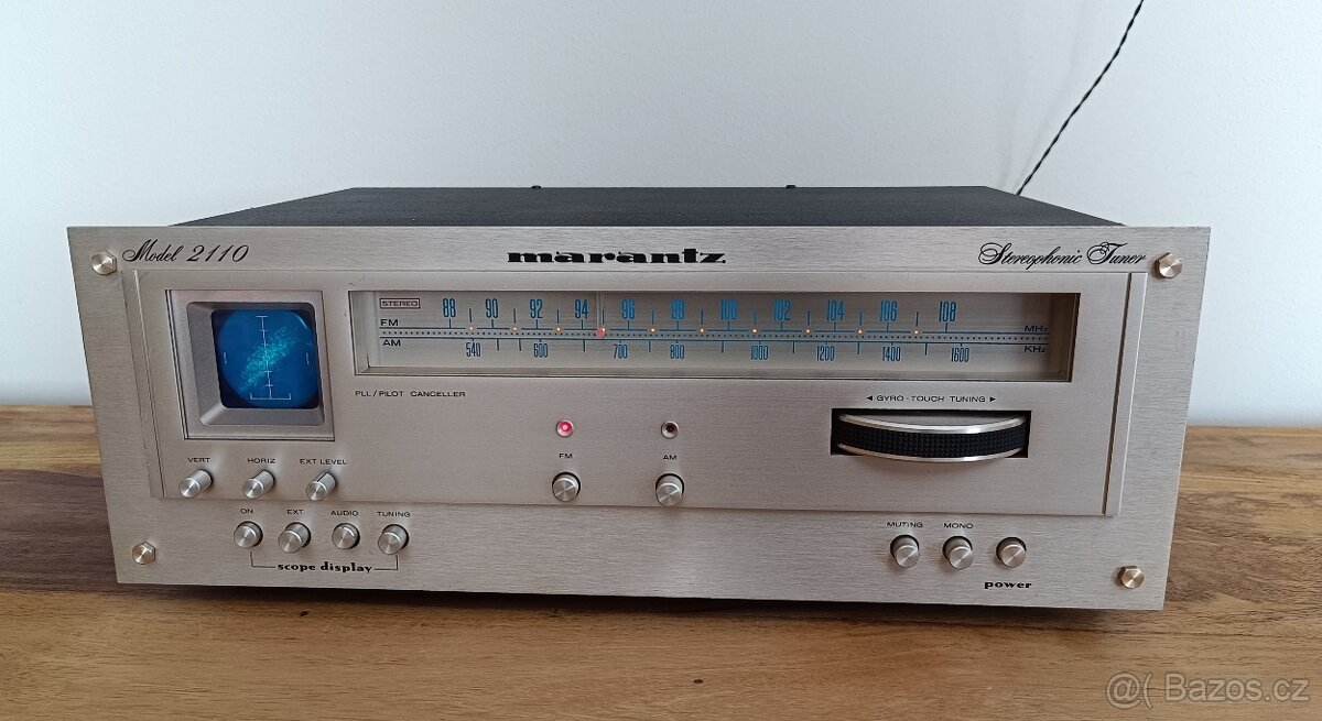 Marantz 2110, vintage tuner s osciloskopem - 3