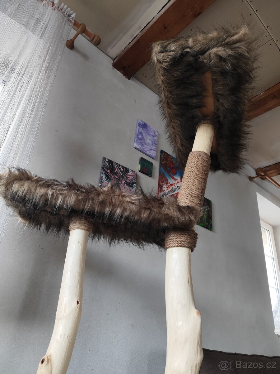 Kočičí strom/škrabadlo - 3