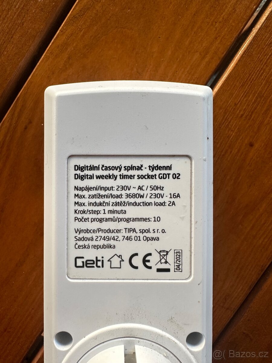 Digitální časový spínač - 3