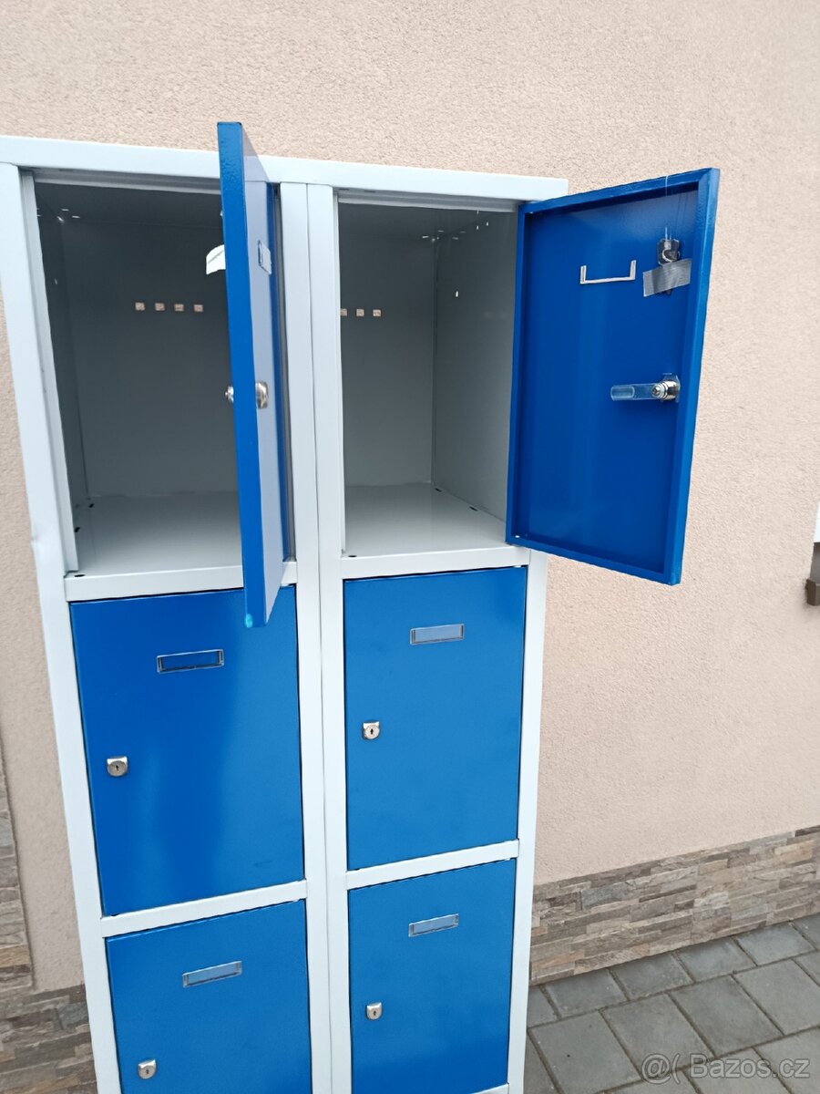 Plechová skříň 8 boxu - 3