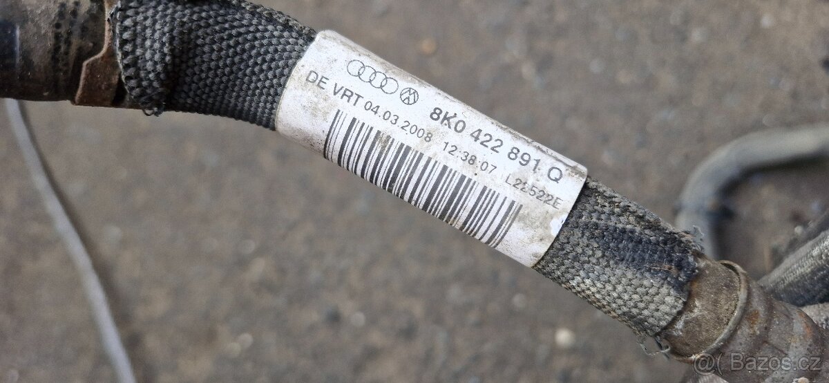 Servo hadice audi A4 B8 8K Audi A5 8T - 3