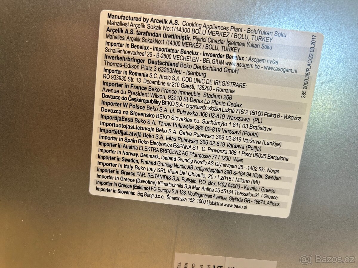 Indukční deska Beko - 3