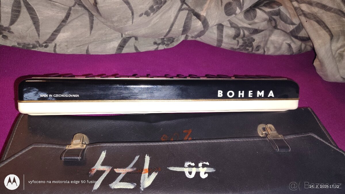 Bohéma klávesová foukací harmonika - 3