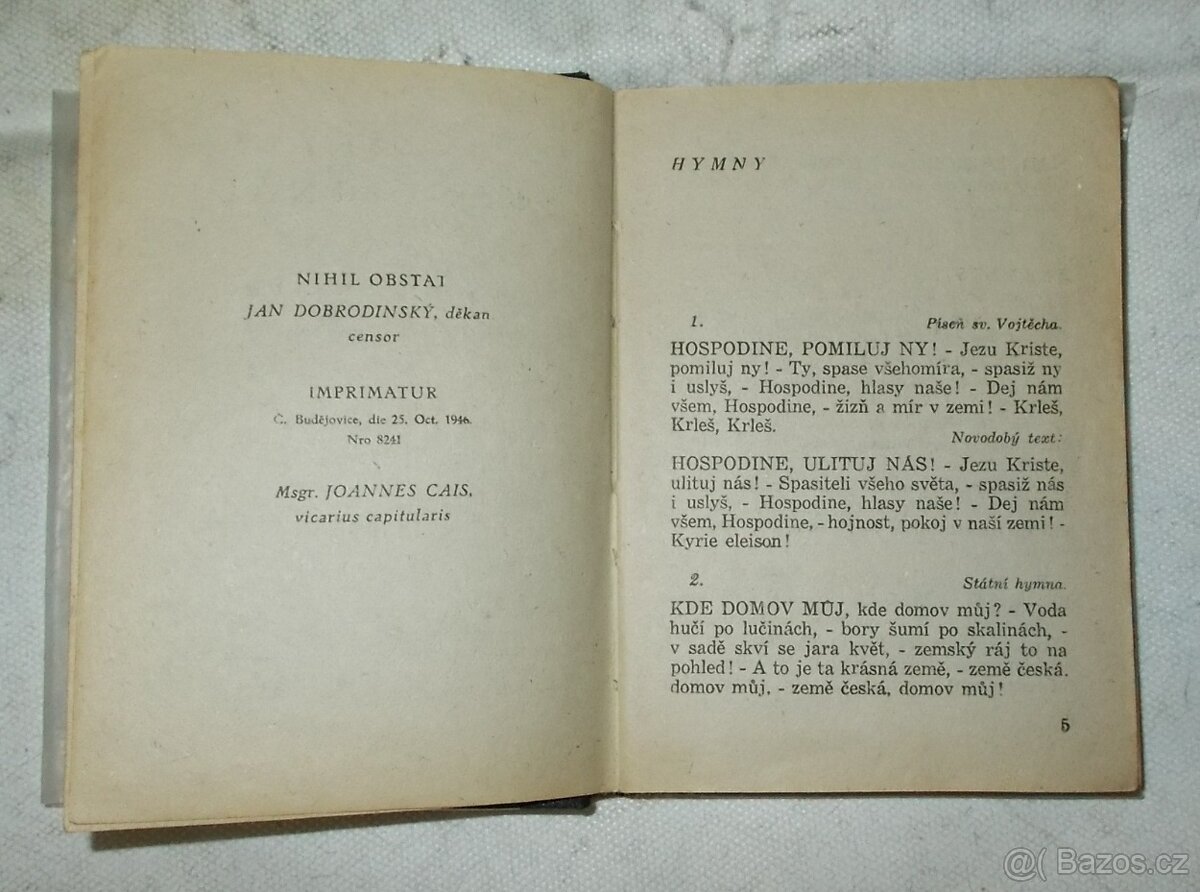 Český kancionál, rok 1947. - 3