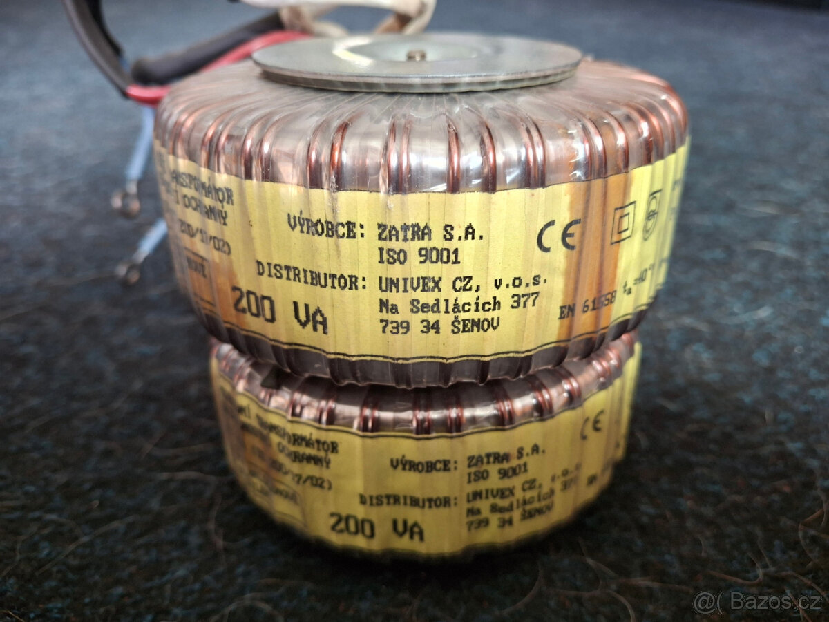 Toroidní transformátory 12V 200VA - 3