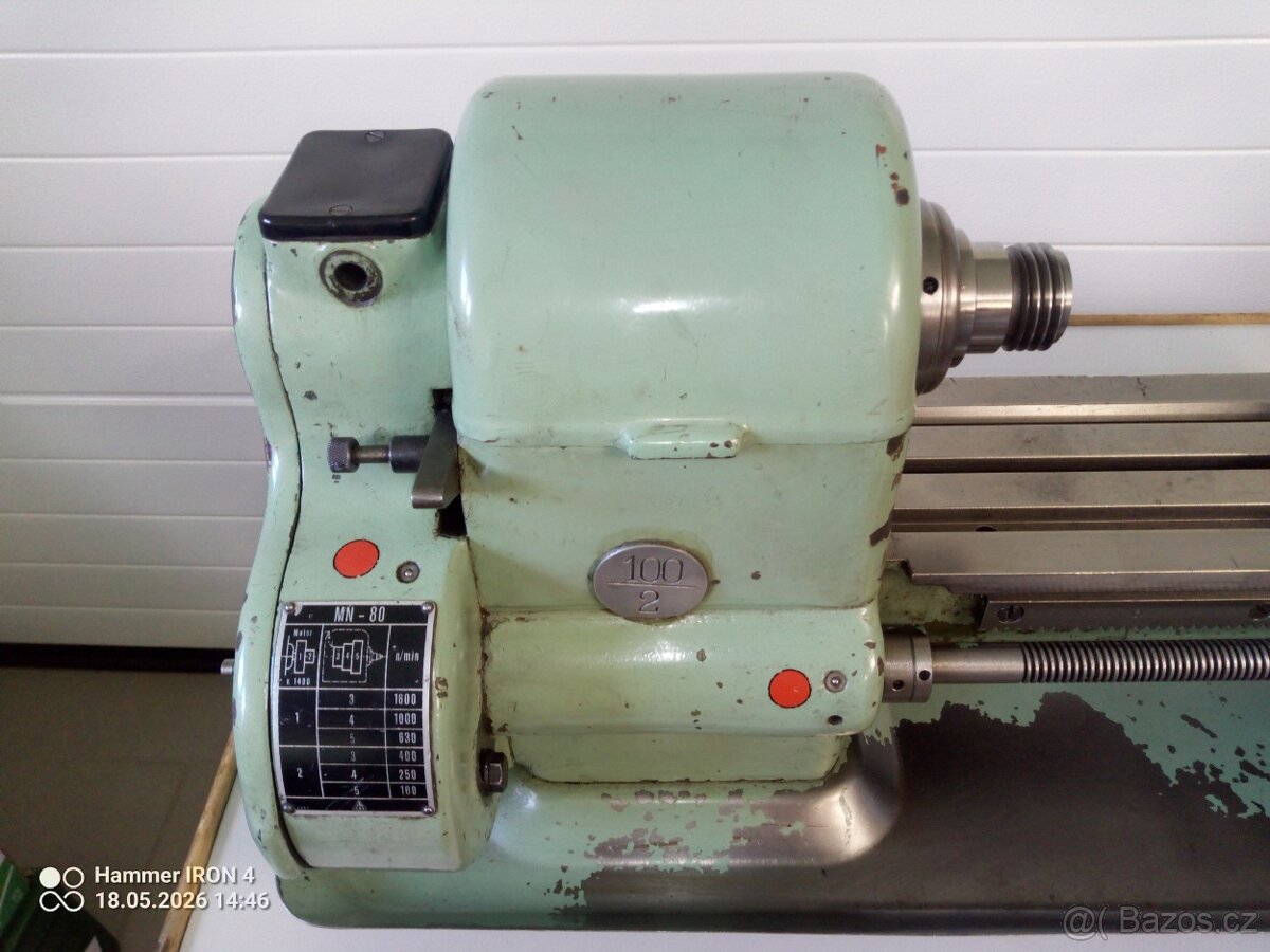 Soustruh MN 80 - 3