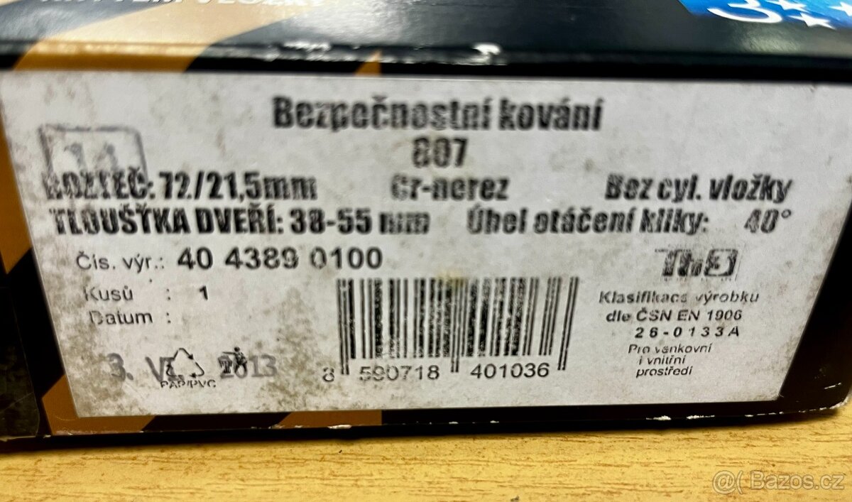 Rostex bezpečnostní kování - nové - 3