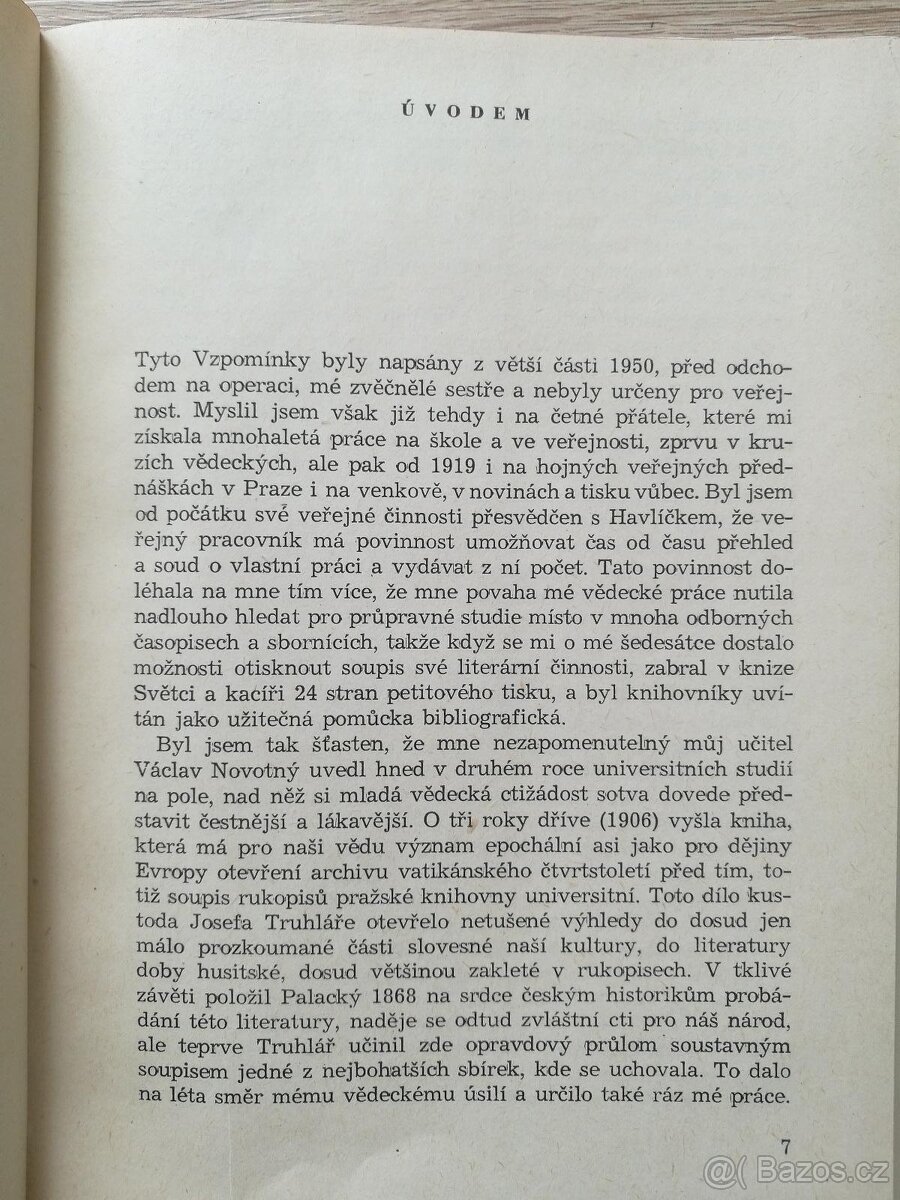 F. M. Bartoš: Vzpomínky husitského pracovníka 1969 - 3