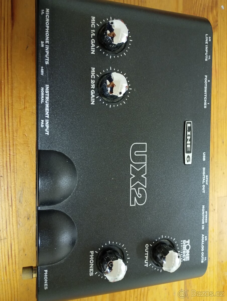 Line6 Tone Port UX2 + kabeláž + POD Farm2 licence +FX Junkie - 3