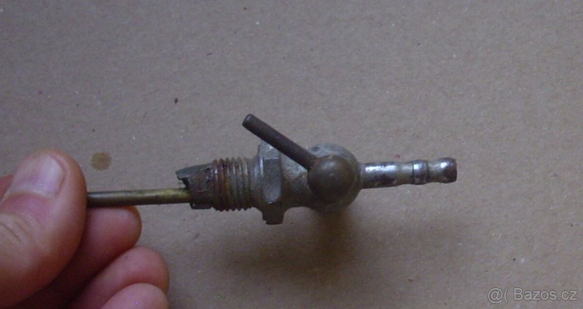 Jawa 550,555 a 250 pérak palivový ventil - originál - 3